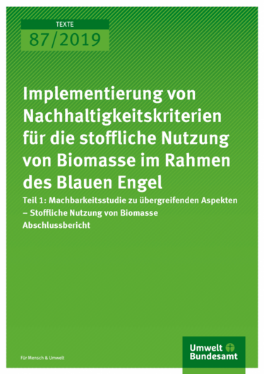 Cover 2019-08-19 UBA texte 87-2019 Biomassenutzung übergreifende Aspekte