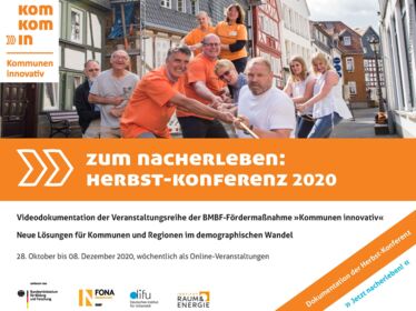 Kommunen innovativ Herbstkonferenz 2020 nacherleben - Bildnachweis: Gerti Kuhl, Ortsinnenentwicklung